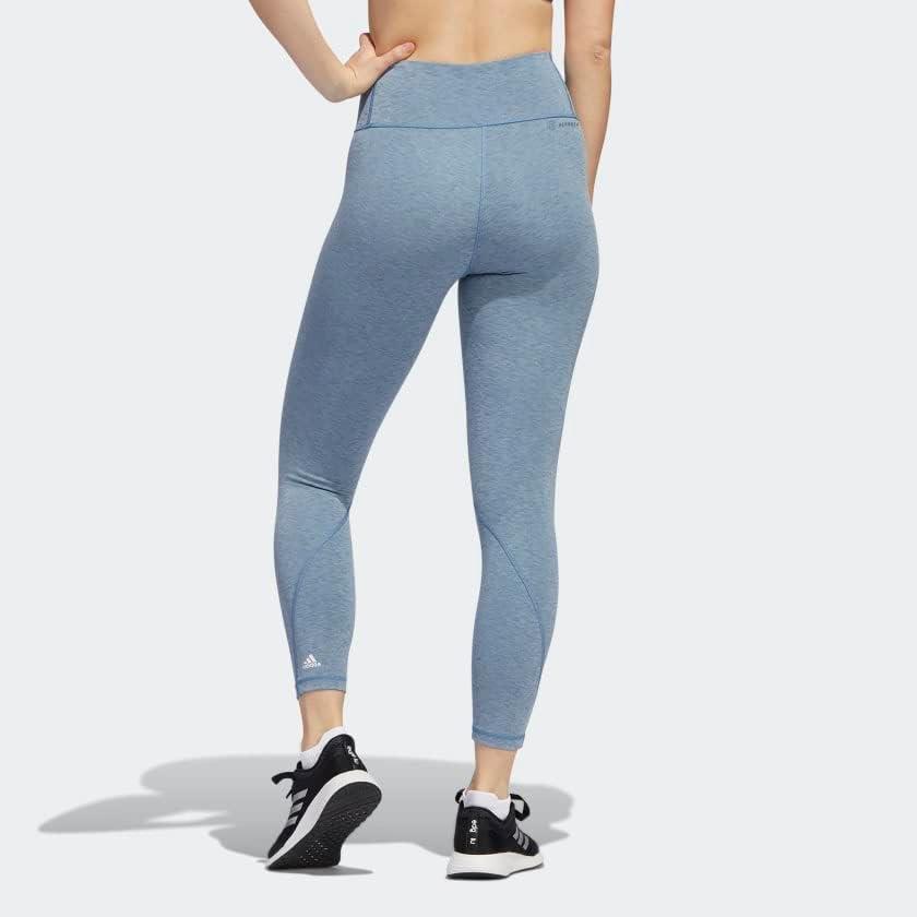 image:imageadidas Womens Optime Trainicons 3Stripes 78 TightsAltered Blue Mel