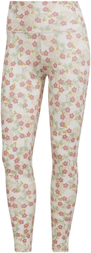 image:imageadidas Womens Optime Trainicons 3Stripes 78 TightsMulticolorFlowers