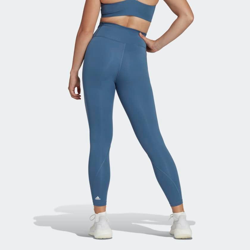 image:imageadidas Womens Optime Trainicons 3Stripes 78 TightsWonder Steel