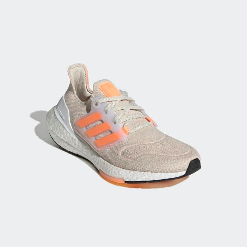 image:imageadidas Womens Ultraboost 22 Running ShoeAluminaBeam OrangeBlack