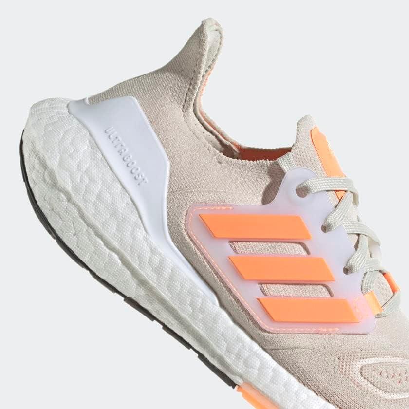 image:imageadidas Womens Ultraboost 22 Running ShoeAluminaBeam OrangeBlack