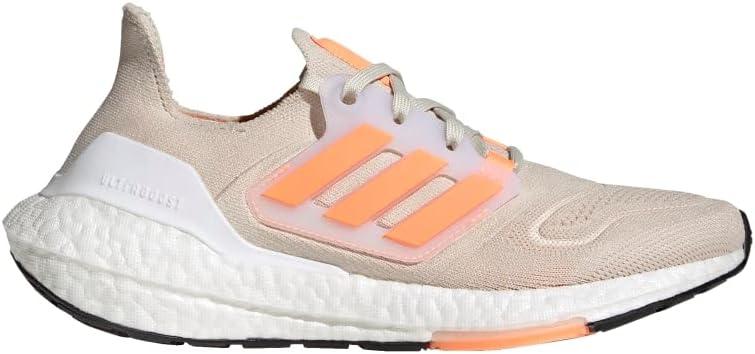 image:imageadidas Womens Ultraboost 22 Running ShoeAluminaBeam OrangeBlack