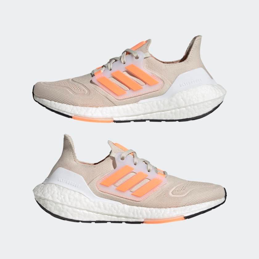 image:imageadidas Womens Ultraboost 22 Running ShoeAluminaBeam OrangeBlack