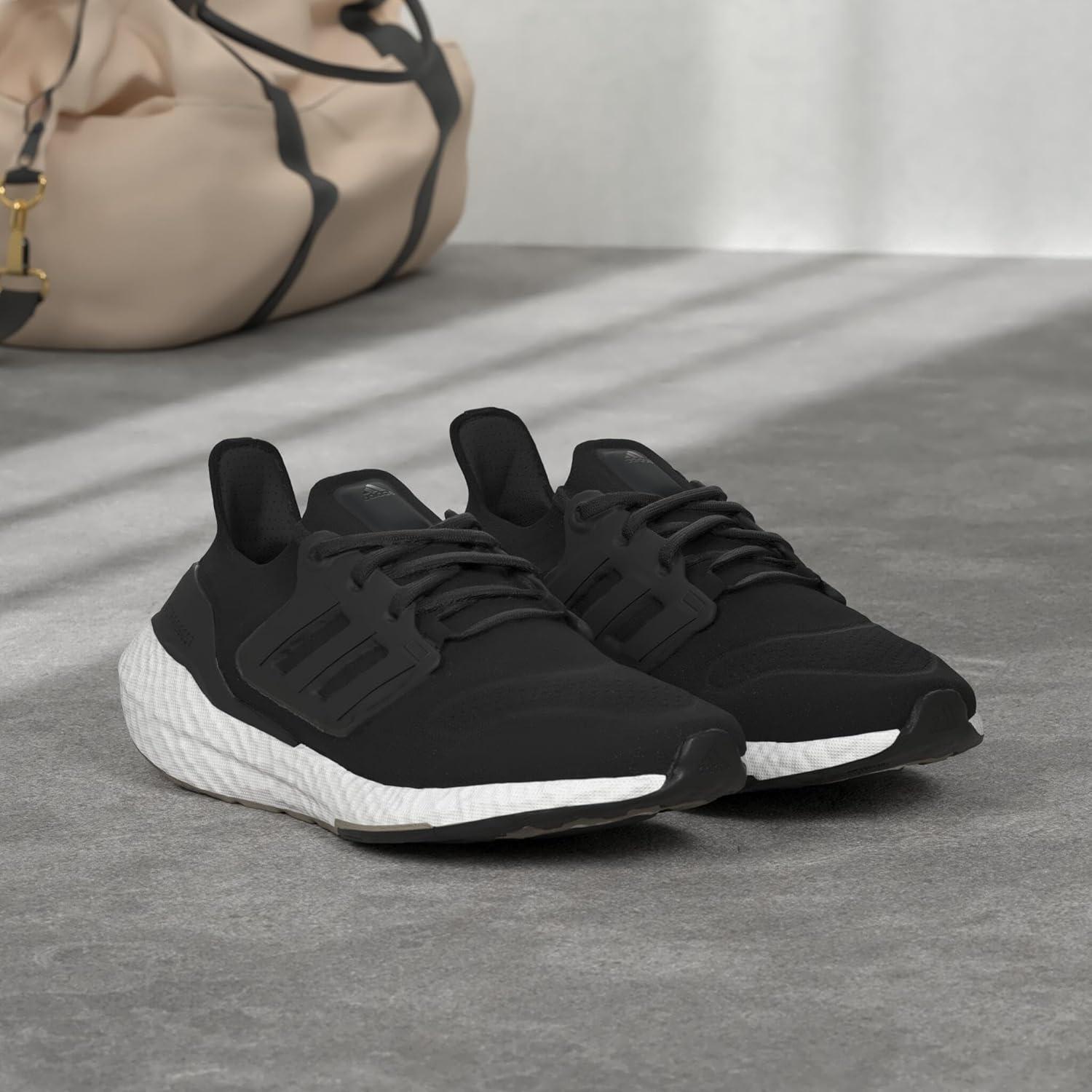 image:imageadidas Womens Ultraboost 22 Running ShoeBlackBlackWhite