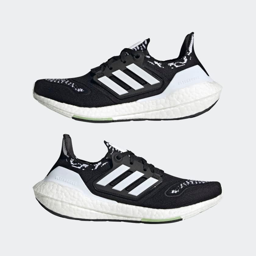 image:imageadidas Womens Ultraboost 22 Running ShoeBlackWhiteAlmost Lime
