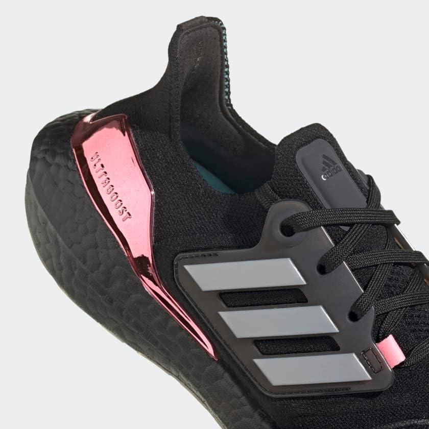 image:imageadidas Womens Ultraboost 22 Running ShoeCore BlackMatte SilverBeam Pink