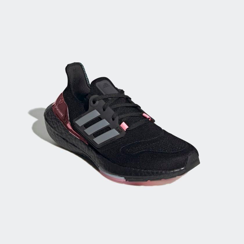 image:imageadidas Womens Ultraboost 22 Running ShoeCore BlackMatte SilverBeam Pink