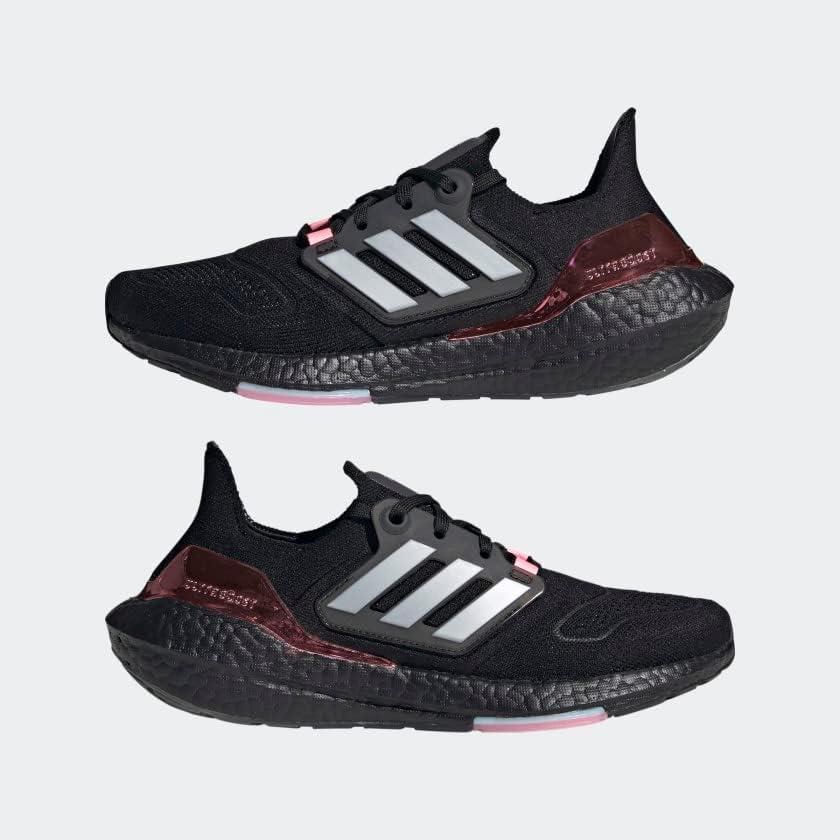 image:imageadidas Womens Ultraboost 22 Running ShoeCore BlackMatte SilverBeam Pink