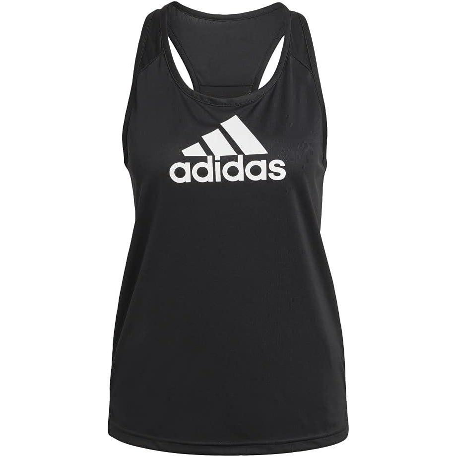 image:imageAdidas Womens Aeroready Designed 2 Move Logo Sport Tank TopBlackWhite