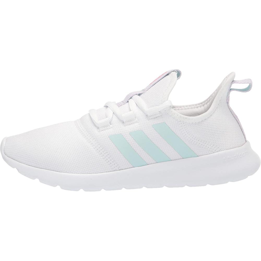 image:imageadidas Womens Cloudfoam Pure Running ShoeWhiteHalo MintPurple Tint