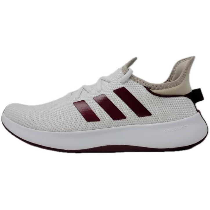 image:imageadidas Womens Cloudfoam Pure Running ShoeWhiteMaroon