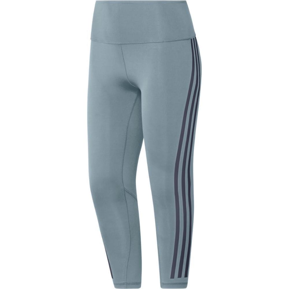 image:imageadidas Womens Optime Trainicons 3Stripes 78 TightsMagic Grey