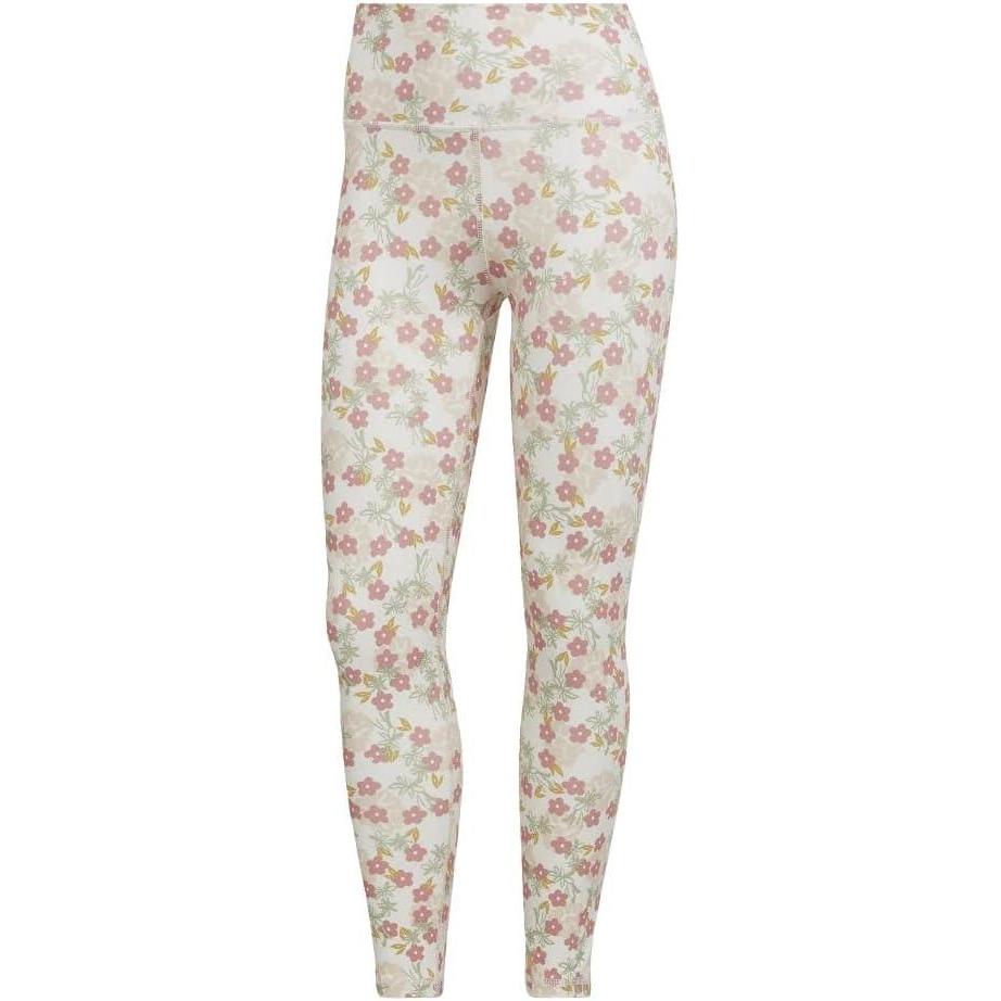 image:imageadidas Womens Optime Trainicons 3Stripes 78 TightsMulticolorFlowers