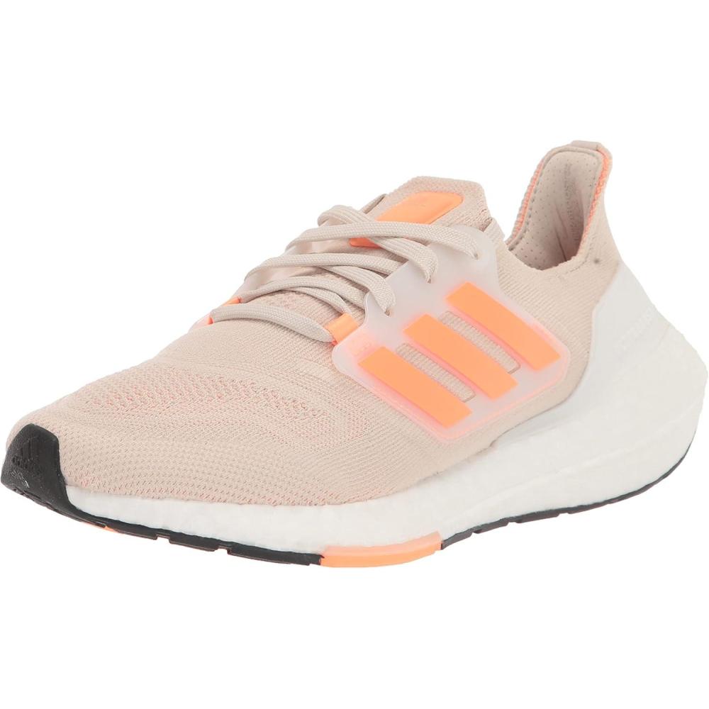 image:imageadidas Womens Ultraboost 22 Running ShoeAluminaBeam OrangeBlack