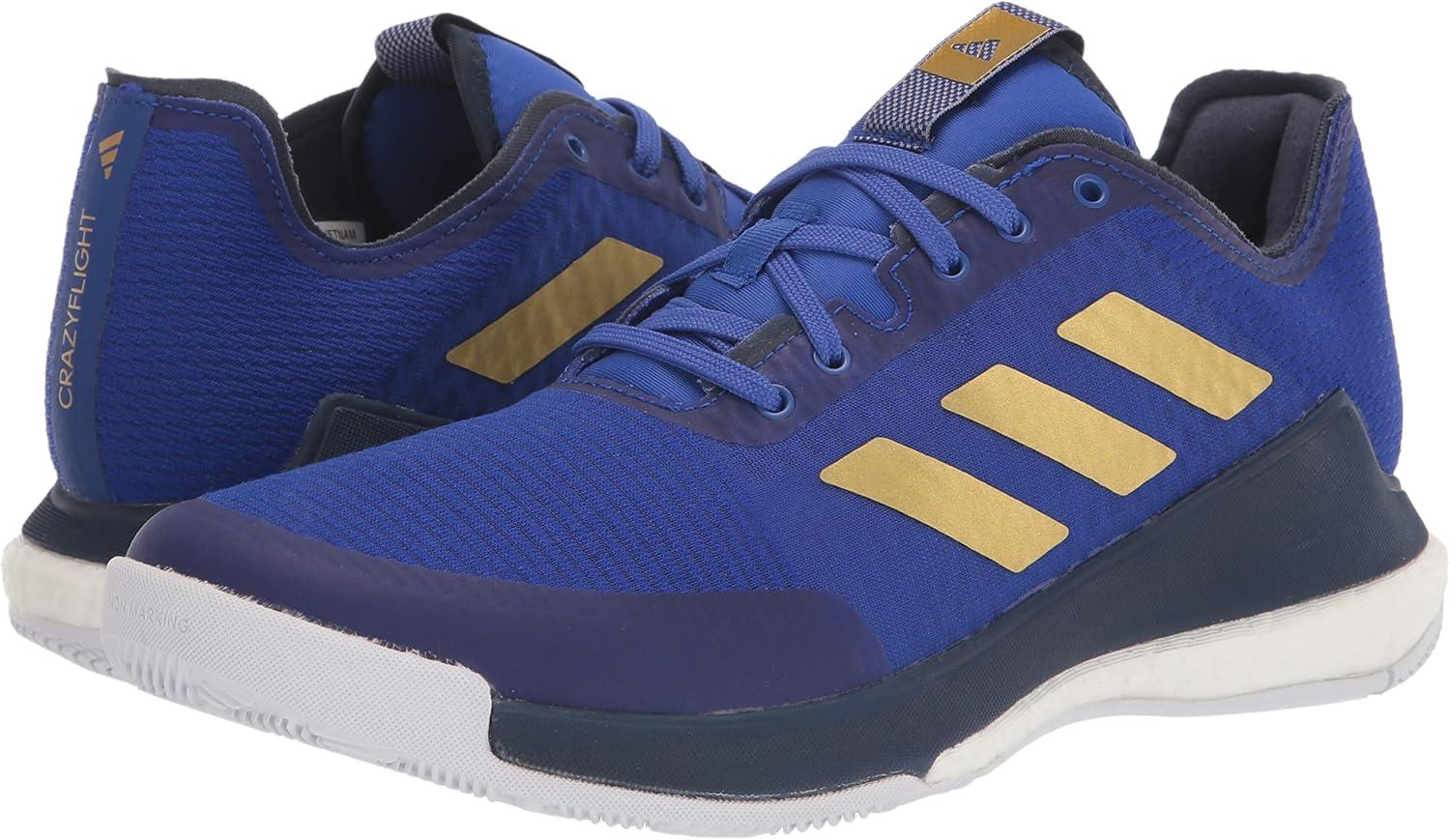 image:imageAdidas Mens CrazyflightTrack and Field ShoeLucid BlueMatte GoldTeam Navy Blue