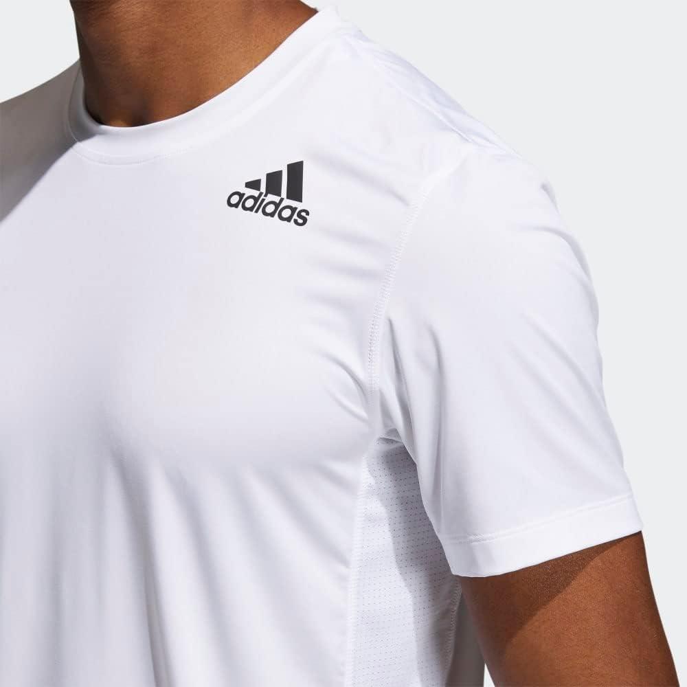 image:imageAdidas Mens Techfit Fitted TeeWhite