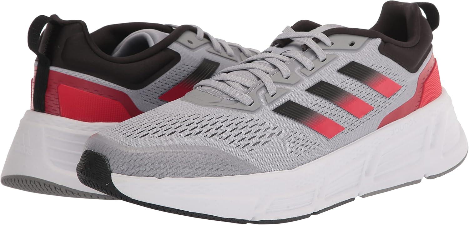 image:imageAdidas Questar Running ShoesHalo SilverVivid RedBlack