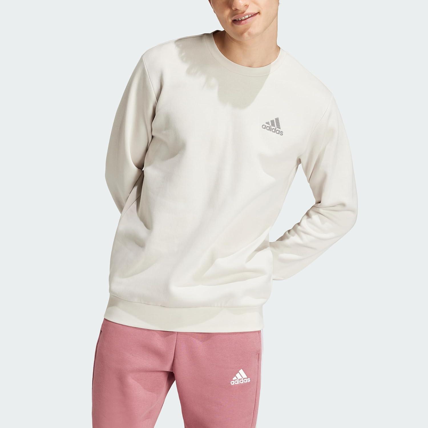 image:imageadidas Mens Essentials Fleece SweatshirtAlumina