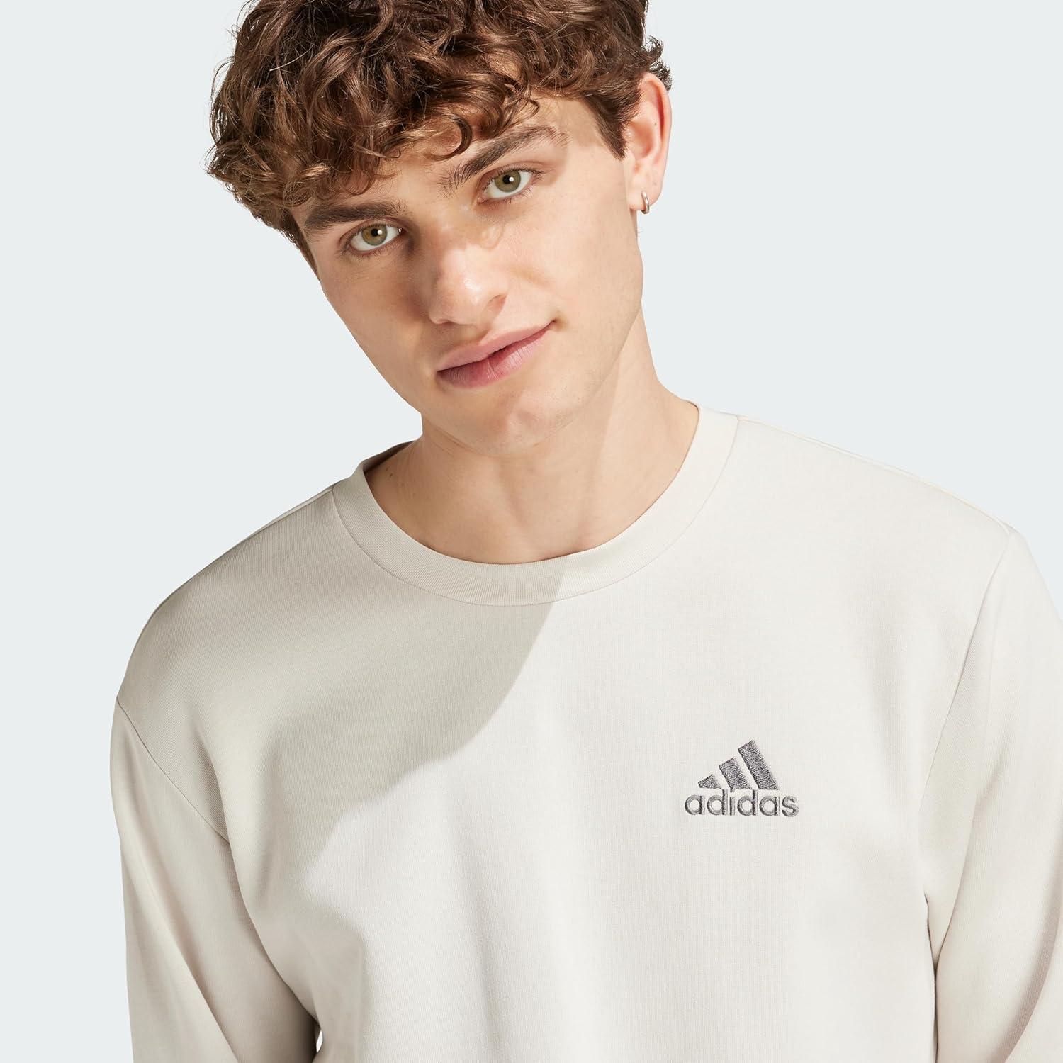 image:imageadidas Mens Essentials Fleece SweatshirtAlumina