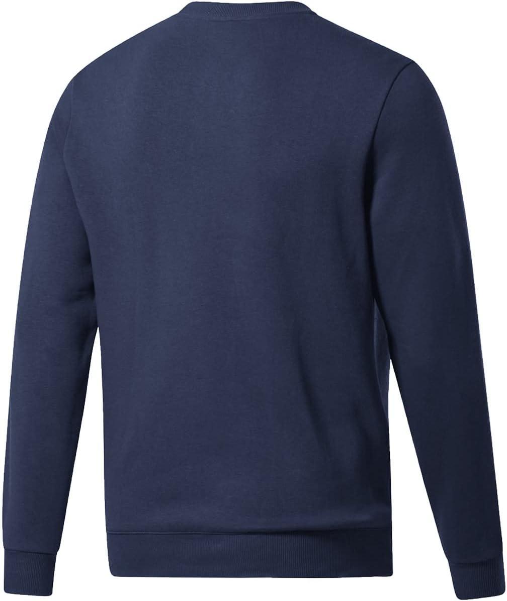 image:imageadidas Mens Essentials Fleece SweatshirtNavbluWhite