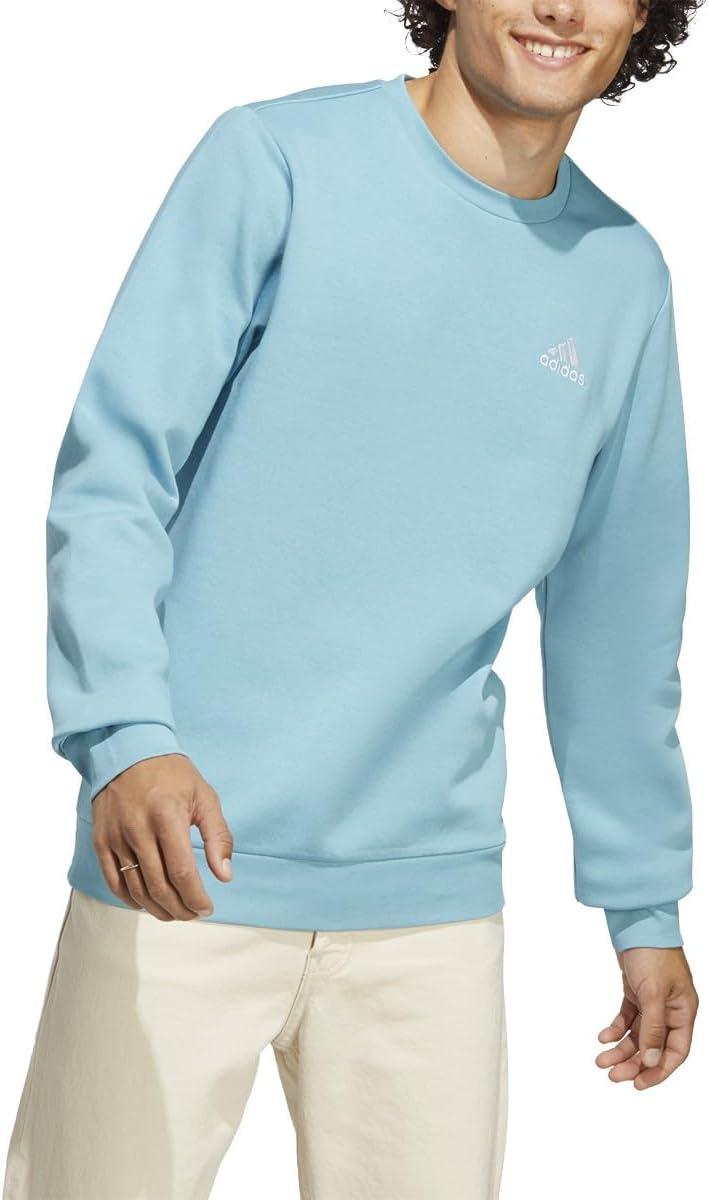 image:imageadidas Mens Essentials Fleece SweatshirtPreloved Blue