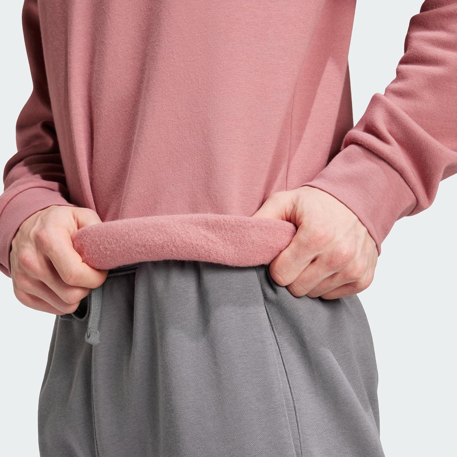 image:imageadidas Mens Essentials Fleece SweatshirtPreloved Crimson