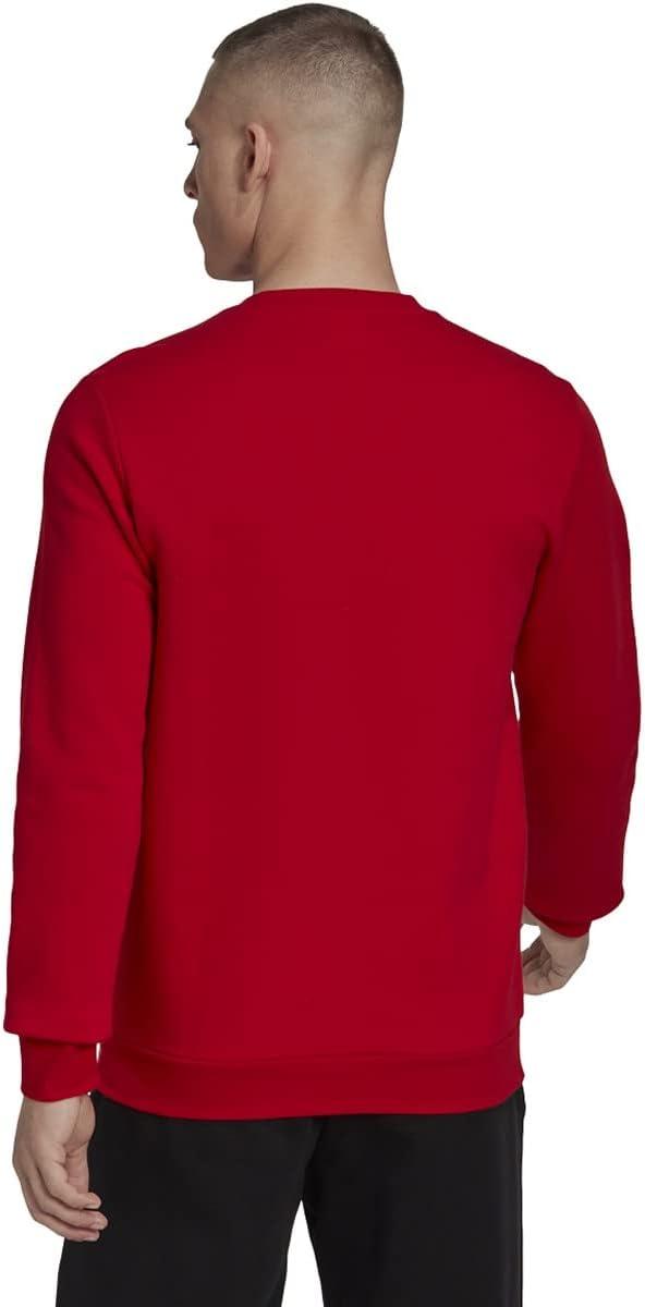 image:imageadidas Mens Essentials Fleece SweatshirtScarletWhite