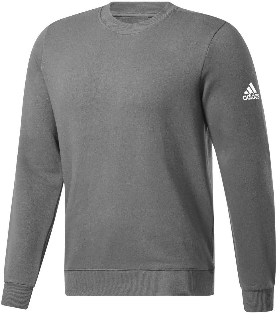 image:imageadidas Mens Essentials Fleece SweatshirtTeam Grey Fourwhite
