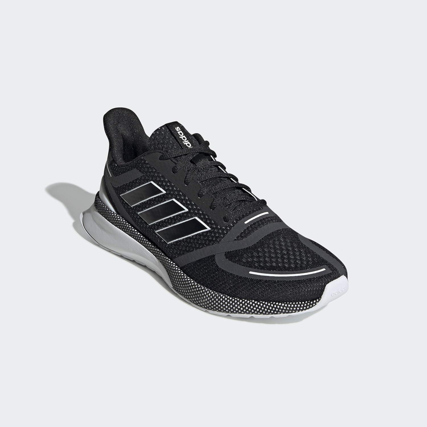 image:imageadidas Mens Nova Running ShoeBlackBlackWhite