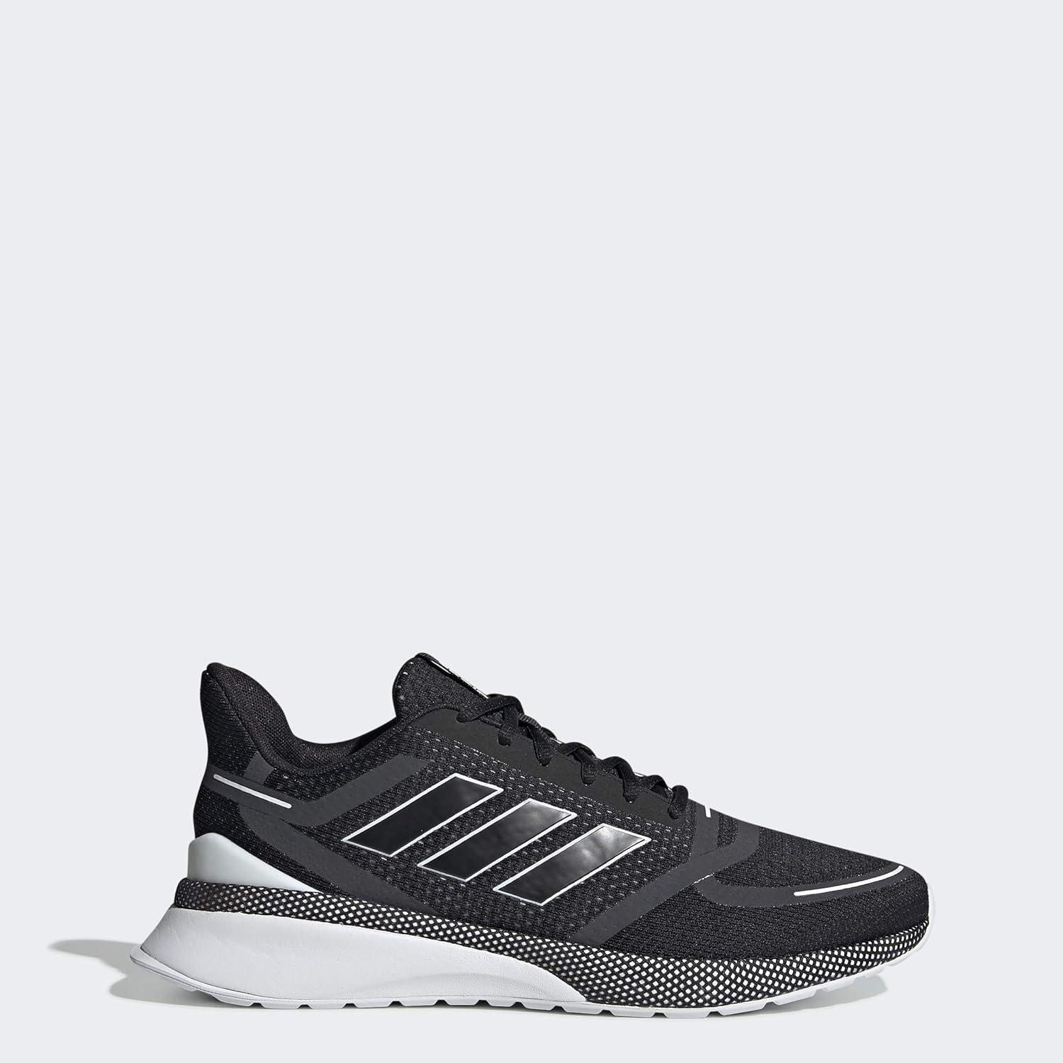 image:imageadidas Mens Nova Running ShoeBlackBlackWhite