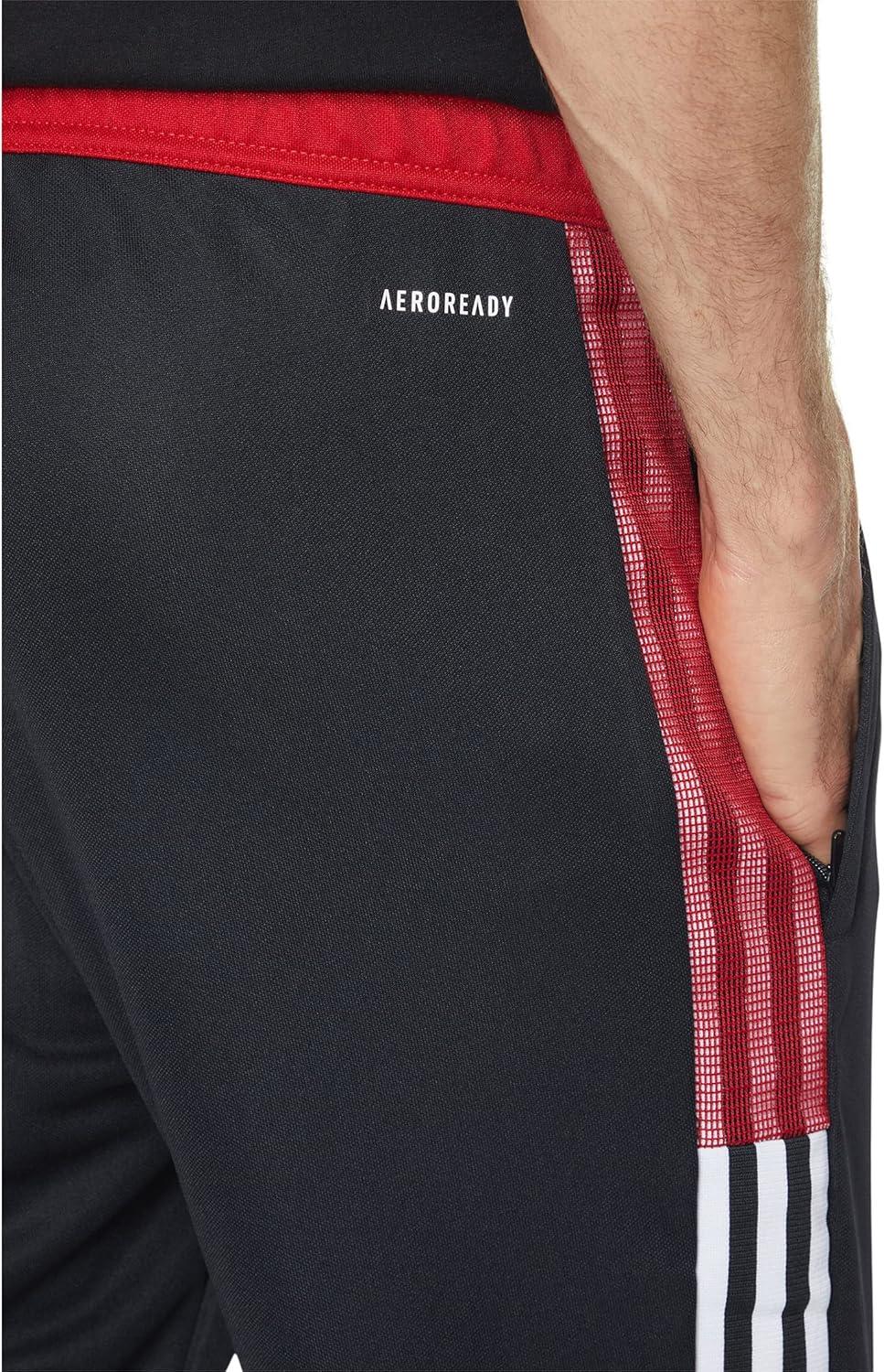 image:imageadidas Mens Tiro 21 Track Pants WhiteblackBlackTeam Power Red