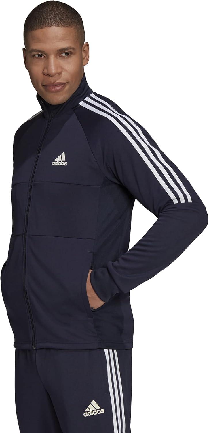 image:imageadidas mens Aeroready Sereno Cut 3stripes Slim Track TopLegend Ink