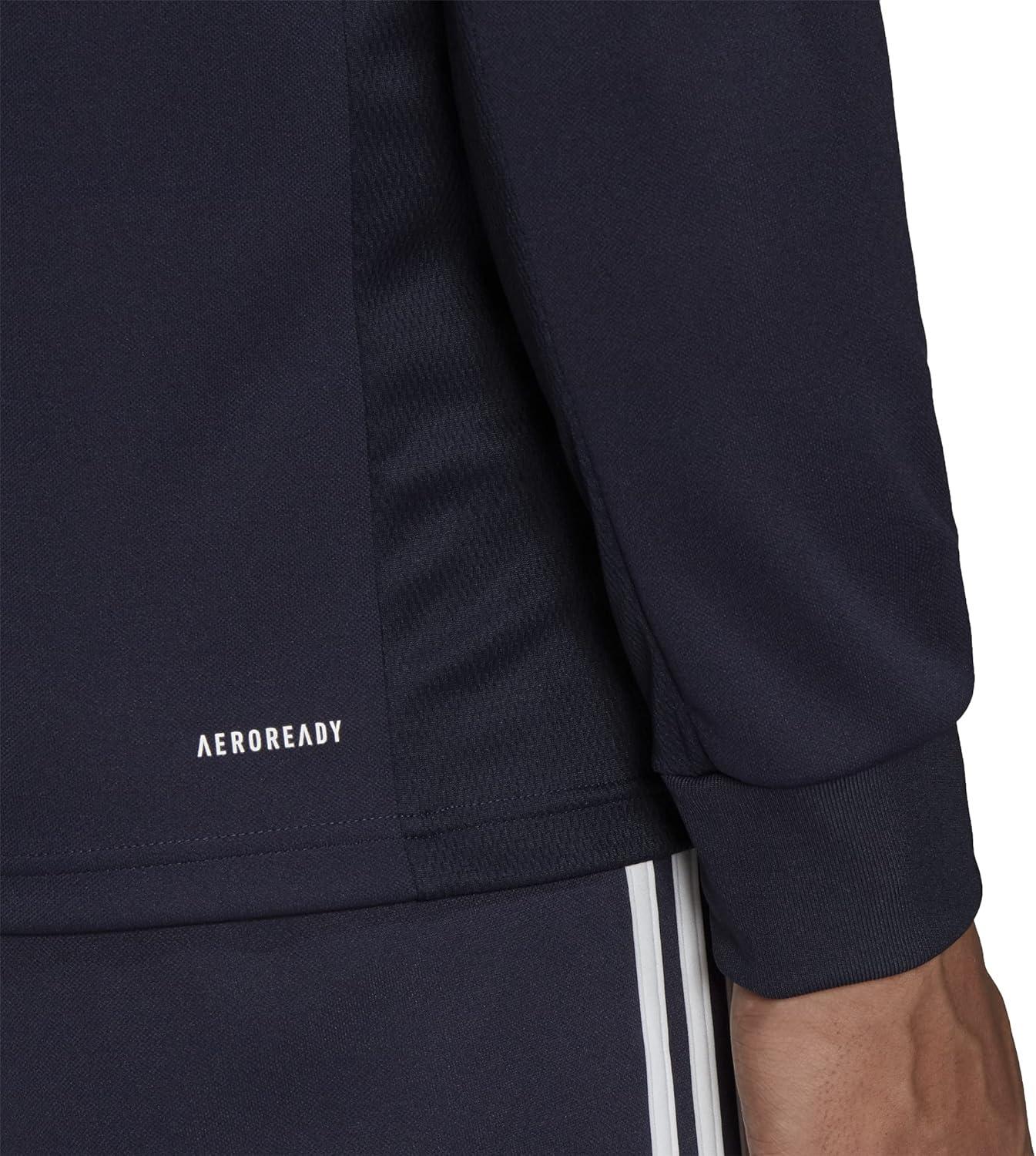 image:imageadidas mens Aeroready Sereno Cut 3stripes Slim Track TopLegend Ink
