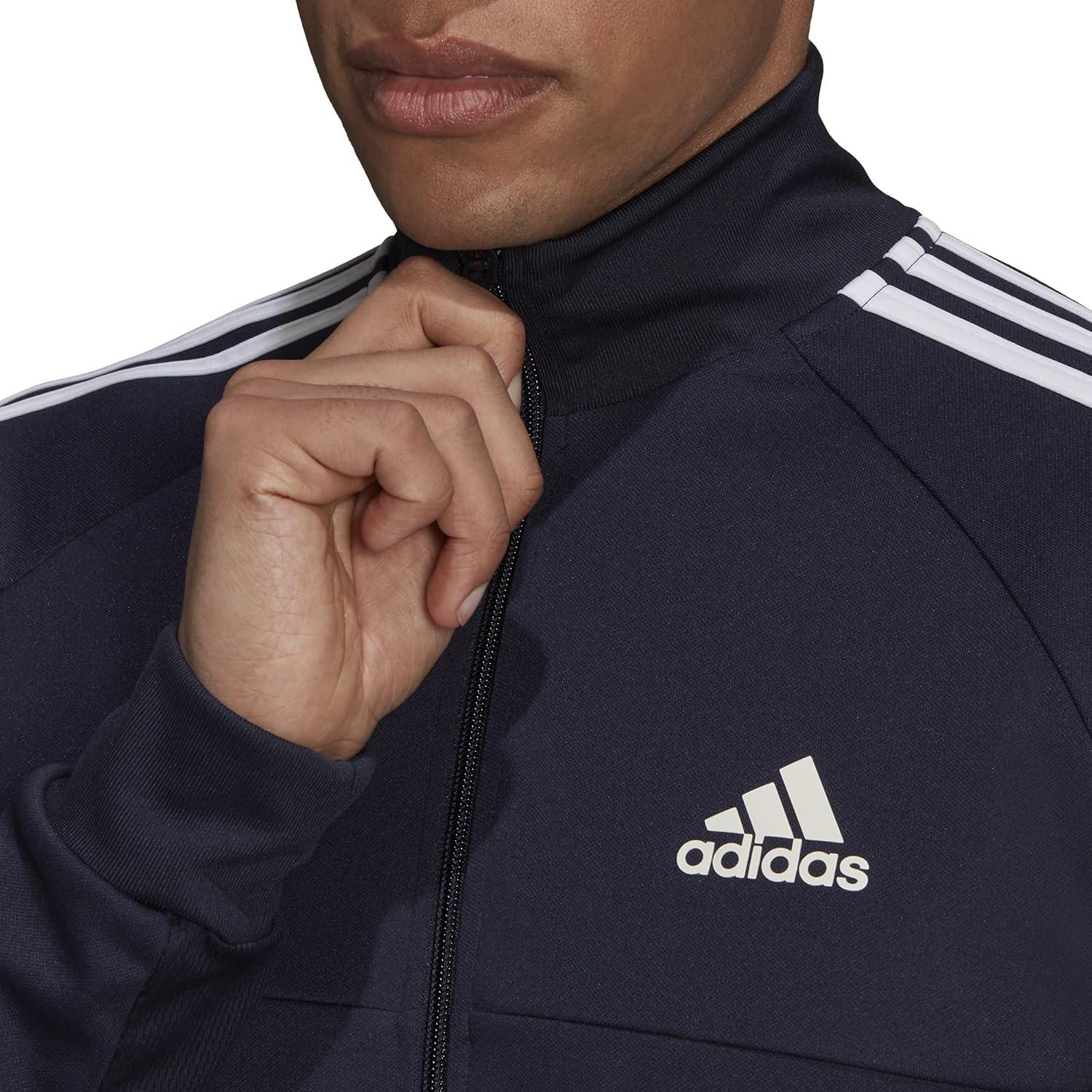 image:imageadidas mens Aeroready Sereno Cut 3stripes Slim Track TopLegend Ink