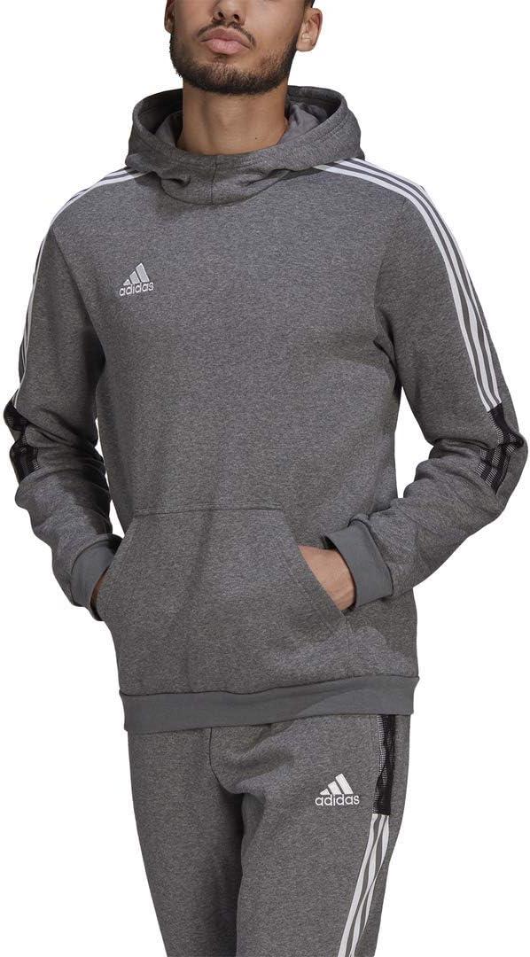 image:imageadidas mens Tiro 21 Sweat HoodieGrey Four Melange