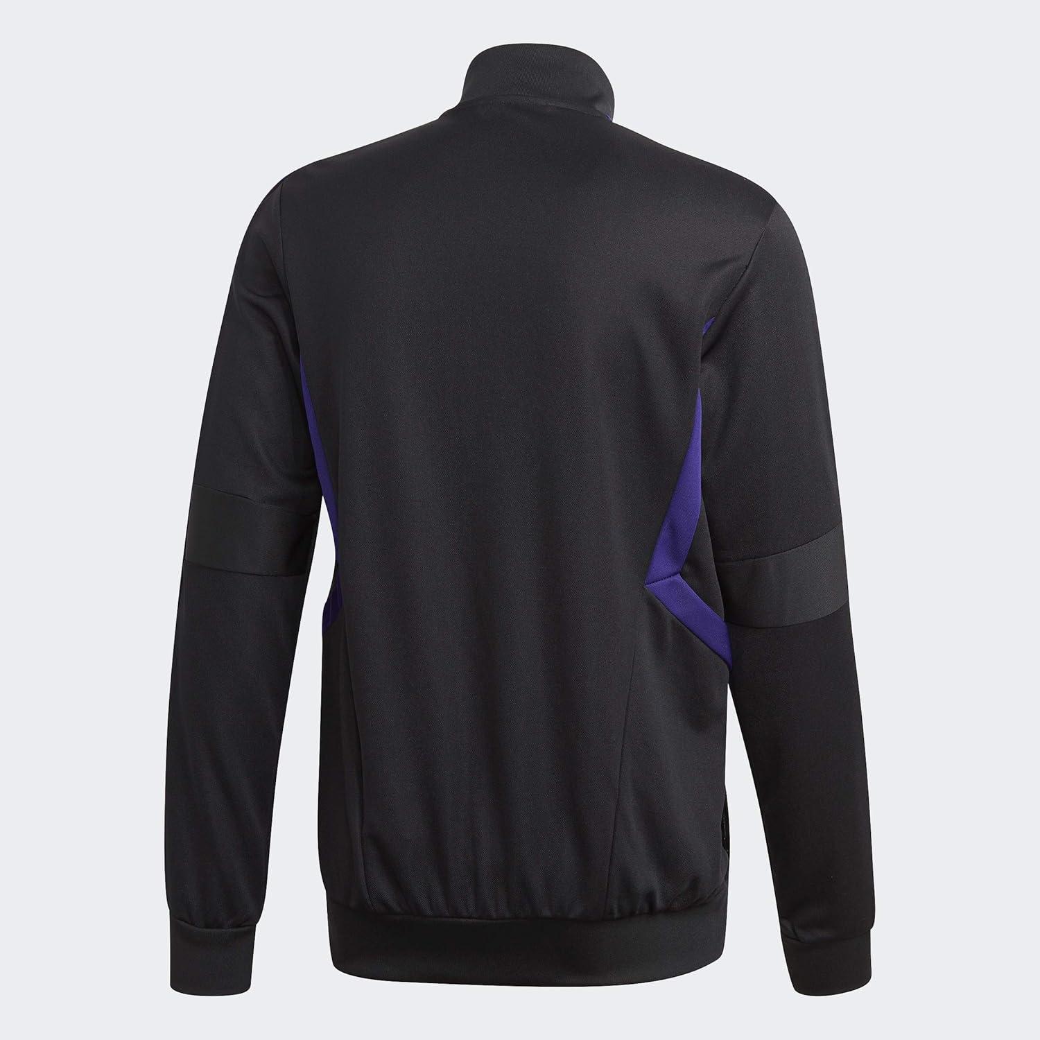 image:imageadidas mens Tiro Track JacketBlackPurpleMatte Silver