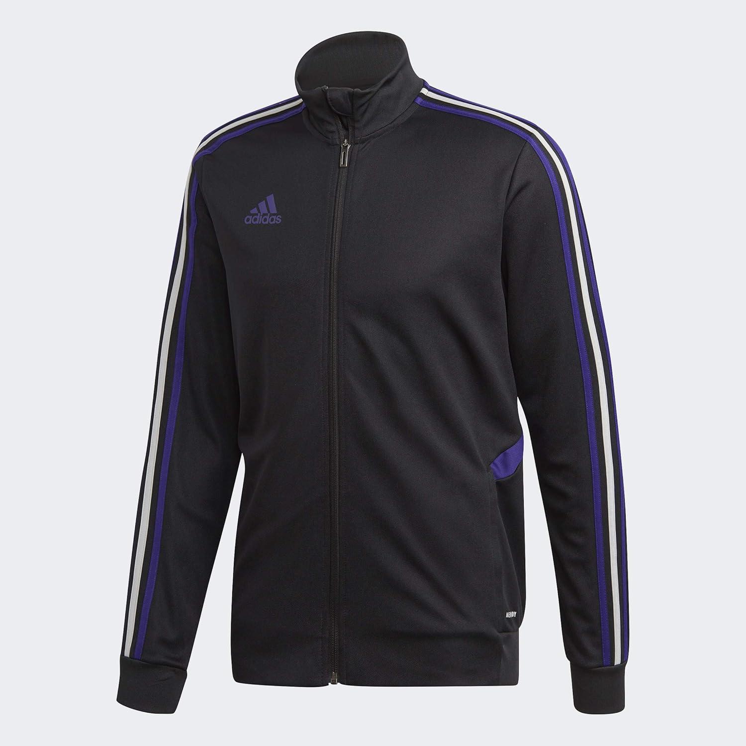 image:imageadidas mens Tiro Track JacketBlackPurpleMatte Silver