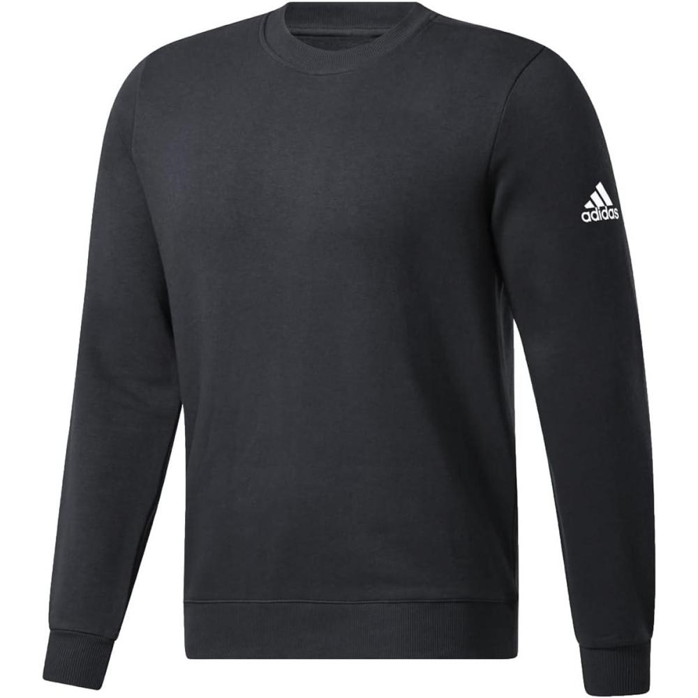 image:imageadidas Mens Essentials Fleece SweatshirtBlackwhite