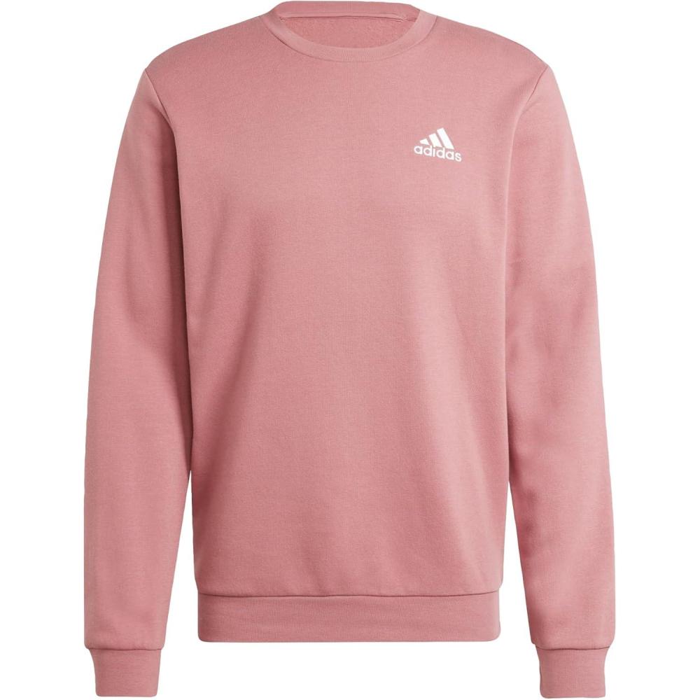 image:imageadidas Mens Essentials Fleece SweatshirtPreloved Crimson