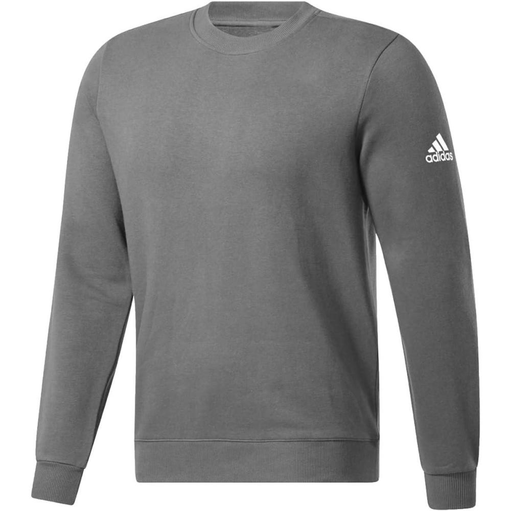 image:imageadidas Mens Essentials Fleece SweatshirtTeam Grey Fourwhite