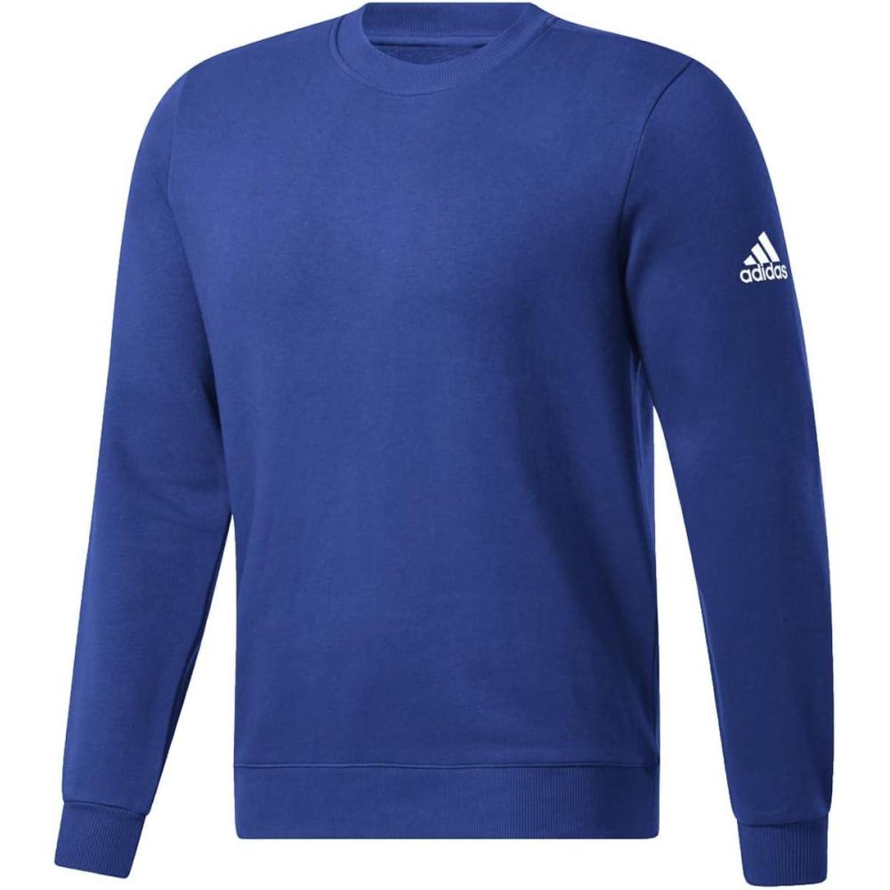 image:imageadidas Mens Essentials Fleece SweatshirtTeam Royal Bluewhite