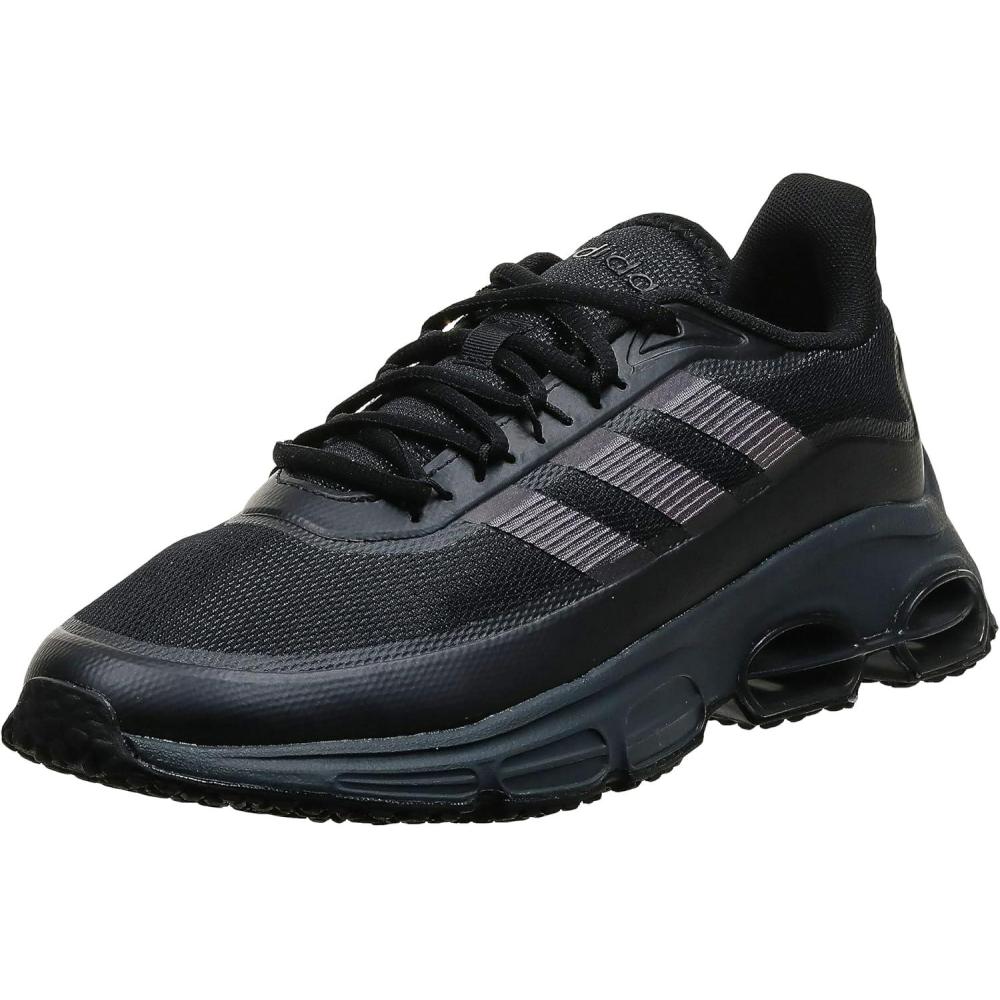 image:imageadidas Mens Nova Running ShoeBlack Core Black Core Black Signal Coral