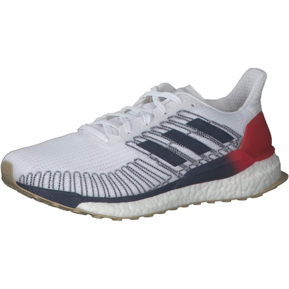 image:imageadidas Mens Nova Running ShoeFtwr White Tech Indigo Scarlet