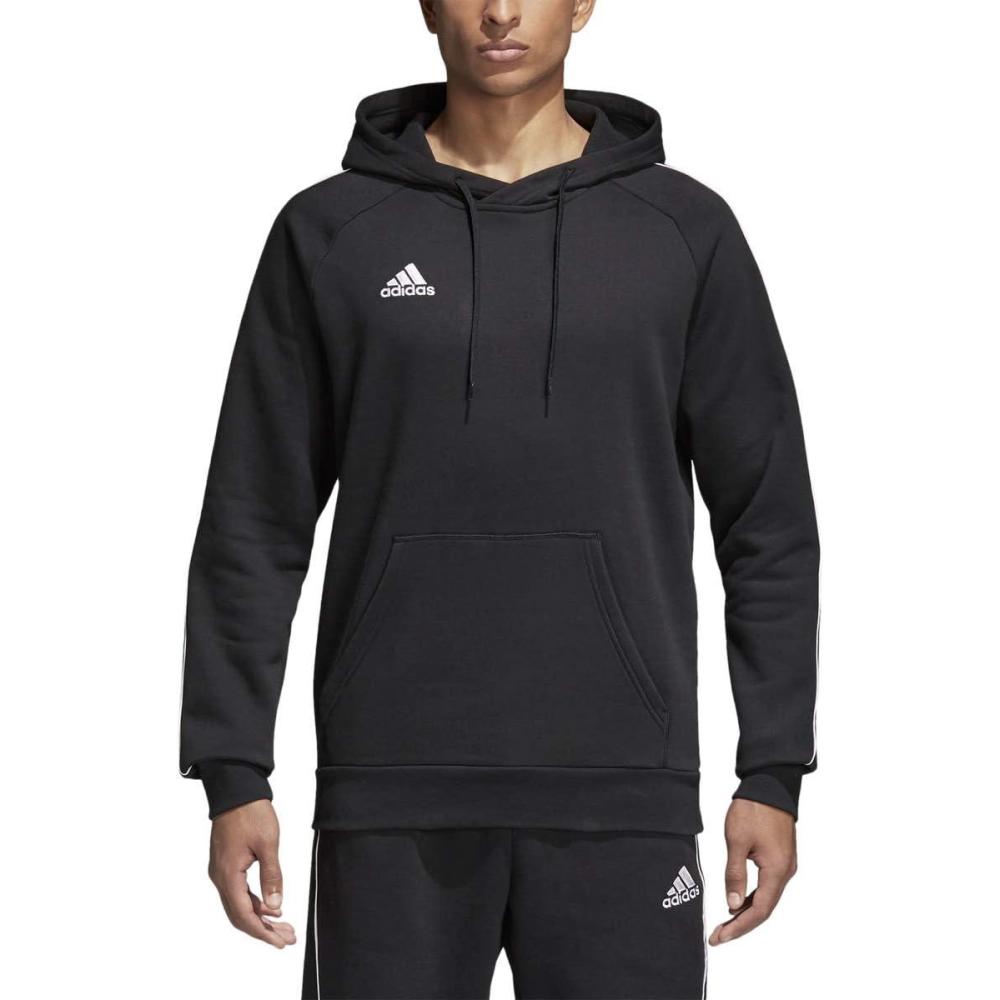 image:imageadidas Mens Soccer Core18 HoodyBlackWhite
