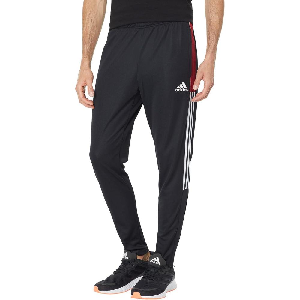 image:imageadidas Mens Tiro 21 Track Pants WhiteblackBlackTeam Power Red