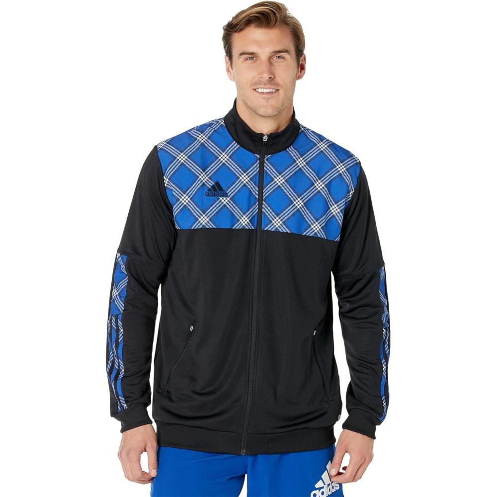 image:imageadidas mens Tiro Track JacketBlackTeam Royal Blue