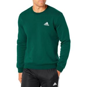 adidas Men’s Essentials Fleece Sweatshirt(Collegiate Green)