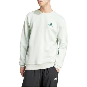 adidas Men’s Essentials Fleece Sweatshirt(Linen Green)