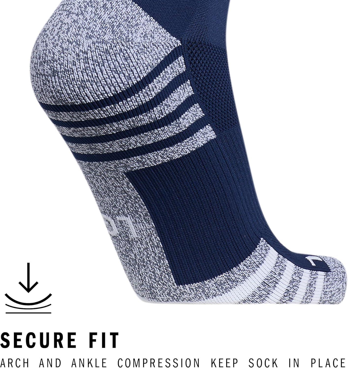 image:imageAdidas Unisex Team Speed Soccer Socks or Calf Sleeves 1 Pair OverTheCalf3Navy BlueWhite