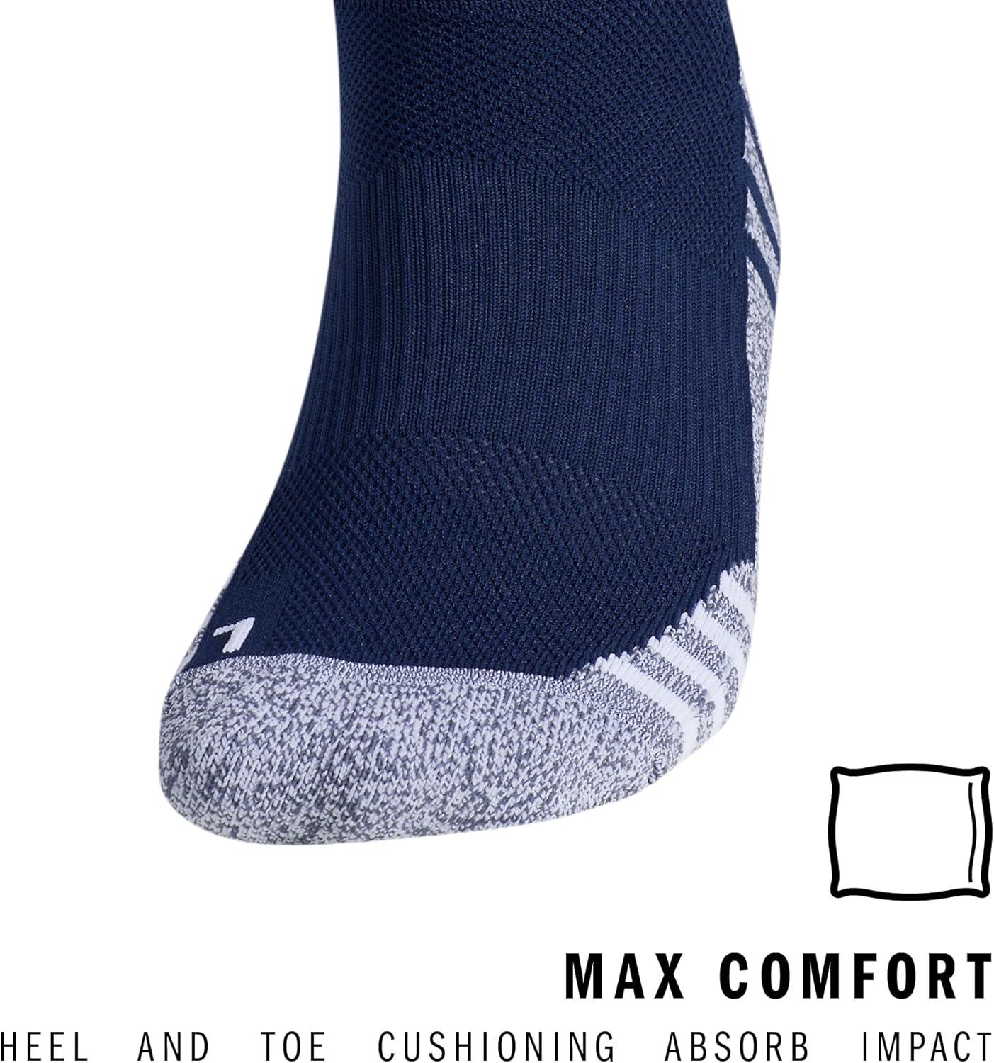 image:imageAdidas Unisex Team Speed Soccer Socks or Calf Sleeves 1 Pair OverTheCalf3Navy BlueWhite